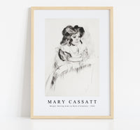 Mary Cassatt - Margot, Resting Arms on Back of Armchair 1903