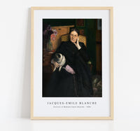 Jacques Emile Blanche - Portrait of Madame Emile Blanche (1890)