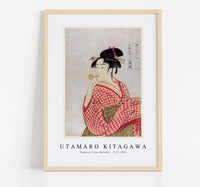 Utamaro Kitagawa - Poppen o Fuku Musume 1753-1806