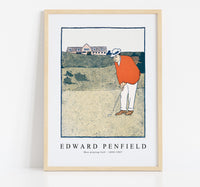Edward Penfield - Man playing Golf 1890-1907