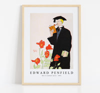Edward Penfield - Man in academic dress 1895