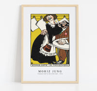 Moriz Jung - Viennese Café In the Little Café (Wiener Café Im Tschecherl) (1911)