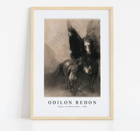 Odilon Redon - Pegasus and Bellerophon 1888