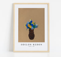 Odilon Redon - Pansies 1905