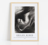 Odilon Redon - And the Devil That Deceived Them Was Cast Into the Lake of Fire and Brimstone, Where the Beast and the False Prophet Are 1899