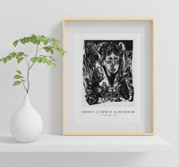 Ernst Ludwig Kirchner - Girl Dreaming 1918