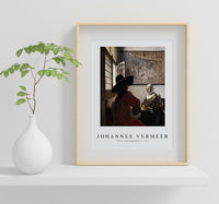 Johannes Vermeer - Officer and Laughing Girl 1657