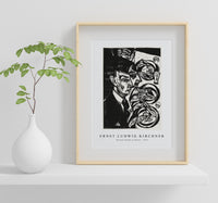 Ernst Ludwig Kirchner - Nervous People at Dinner 1916