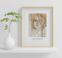 Jan Toorop - Portrait of an unknown woman (1868–1928)