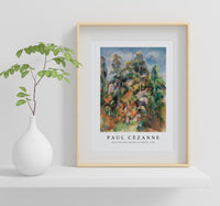 Paul Cezanne - Rocks and Trees (Rochers et arbres) 1904