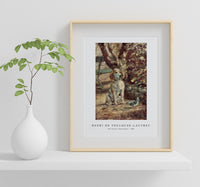 Henri De Toulouse–Lautrec - The Artist's Dog Flèche 1881