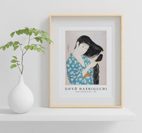 Goyo Hashiguchi - Woman Combing Her Hair 1920