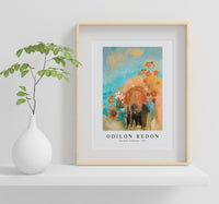 Odilon Redon - Evocation of Roussel 1912