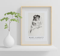 Mary Cassatt - Margot, Resting Arms on Back of Armchair 1903