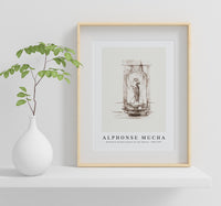 Alphonse Mucha - Decorative fountain project for the interior 1869-1939