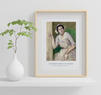 Jacques Emile Blanche - Emile Blanche's Portrait of Madeleine Pissard (1921)