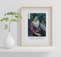 Paul Gaugin - Woman in front of a Still Life by Cézanne 1890