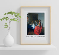 Johannes Vermeer - The Girl with a Wineglass 1658-1662