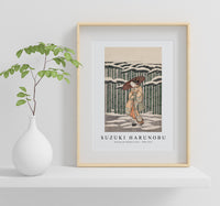 Suzuki Harunobu - Passing the Bamboo Grove 1868-1912