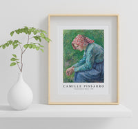 Camille Pissarro - A Seated Peasant Woman 1885