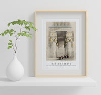 David Roberts - View from under the portico of the Temple of Dendera (Dandara)-1796-1864