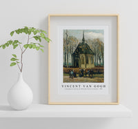 Vincent Van Gogh - Congregation Leaving the Reformed Church in Nuenen 1884