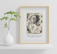 Edvard Munch - Self-Portrait with a Cigar 1908-1909