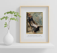 Sir Edward Burne Jones - The Briar Rose Series - Study for 'The Garden Court' (1893)