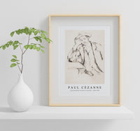 Paul Cezanne - Leaning Smoker (Fumeur accoudé) 1890-1891