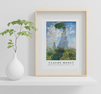 Claude Monet - Woman with a Parasol, Madame Monet and Her Son 1875