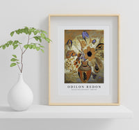 Odilon Redon - Etruscan Vase with Flowers 1900-1910