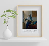 Johannes Vermeer - Young Woman with a Water Pitcher 1662-1665