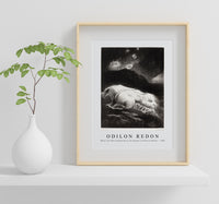 Odilon Redon - When Life Was Awakening in the Depths of Obscure Matter 1883