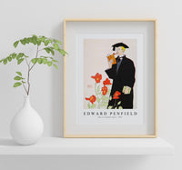 Edward Penfield - Man in academic dress 1895