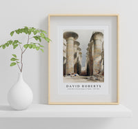 David Roberts - Great Hall at Karnak temple in Thebes-1796-1864