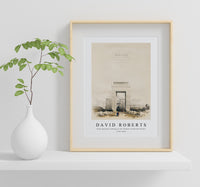 David Roberts - Great gateway leading to the Temple of Karnak Thebes-1796-1864