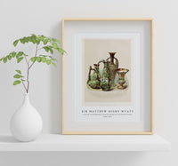 Sir Matthew Digby Wyatt - A group of earthenware vases by Mansard of Voisinlieu France 1820-1877