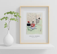 Ogata Gekko - Wrapping a gift (1896)