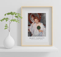 Mary Cassatt - Denise at Her Dressing Table 1908-1909