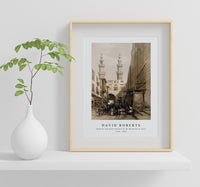 David Roberts - Minarets and grand entrance of the Metwaleys at Cairo-1796-1864