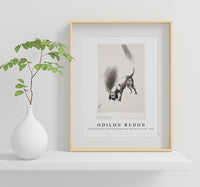 Odilon Redon - He Fixed His Eyes on Me with an Expression That Was So Strange 1896