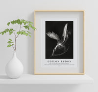 Odilon Redon - And I Saw an Angel Come Down From Heaven, Having the Key of the Bottomless Pit and a Great Chain in His Hand 1899