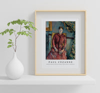 Paul Cezanne - Madame Cézanne (Hortense Fiquet, 1850–1922) in a Red Dress