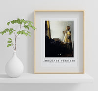 Johannes Vermeer - Young Woman with a Pearl Necklace 1663-1665