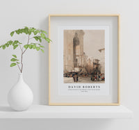 David Roberts - Grand entrance to the Mosque of the Sultan Hassan-1796-1864