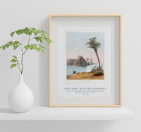 Giovanni Battista Belzoni - Plate 27  The Rocks and Castle of Ibrim in Nubia illustration from the kings tombs in Thebes 1778-1823