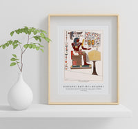 Giovanni Battista Belzoni - Sitting figure illustration from the kings tombs in Thebes 1778-1823