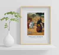 Odilon Redon - Alexander and Bucephalus 1861-1862