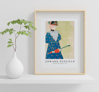 Edward Penfield - Woman holding umbrella 1896