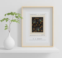 E.A.Seguy - Art Deco Flower pattern pochoir print in oriental style (2)